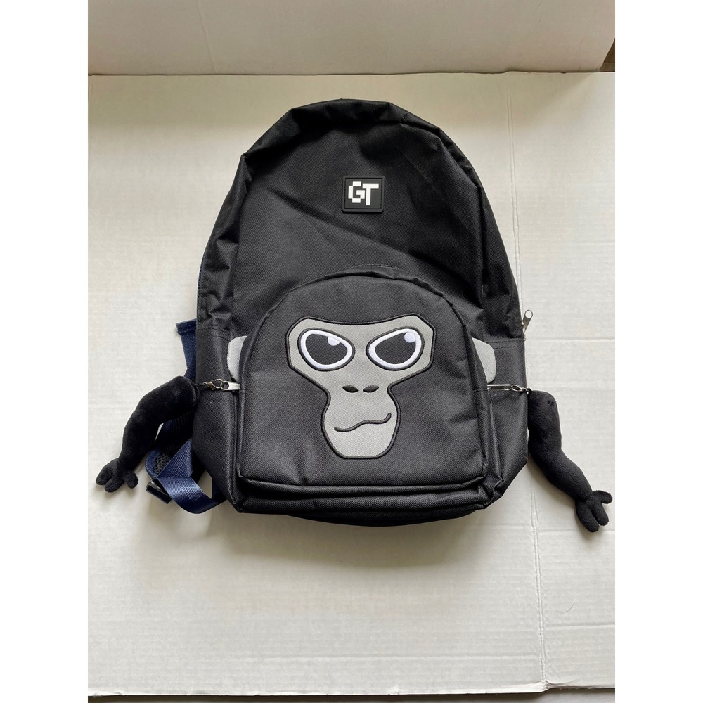 Gorilla Monkey School Doll Figure Backpack Kids Gift